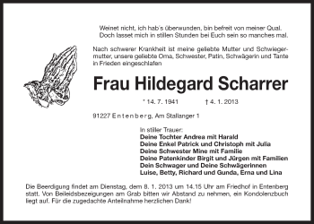 Traueranzeige von Leo Endner von Hersbrucker Zeitung