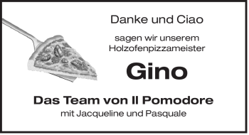 Traueranzeige von Gino  von Der Bote