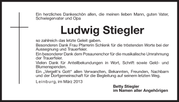 Traueranzeige von Detlef Jochen Kögel von Hersbrucker Zeitung