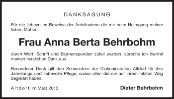 Traueranzeige von Hartmut Winkelmann von Der Bote