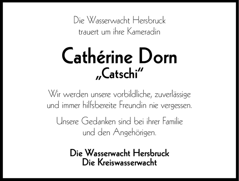  Traueranzeige für Martin,Cathérine,Virginia,Andreas Baßfeld,Dorn,Kusch,Wilhelm vom 14.06.2012 aus Hersbrucker Zeitung