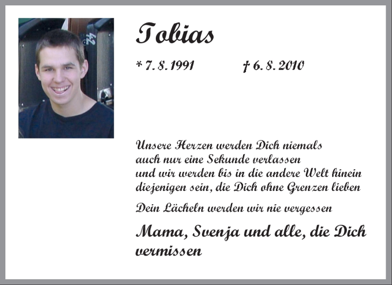  Traueranzeige für Tobias Polan vom 04.08.2012 aus Pegnitz-Zeitung