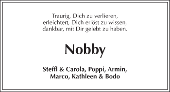 Traueranzeige von Norbert Sperber von Pegnitz-Zeitung