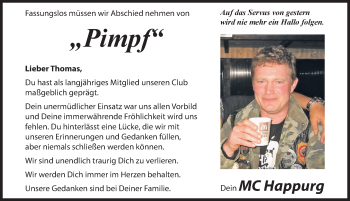 Traueranzeige von Thomas  von Hersbrucker Zeitung