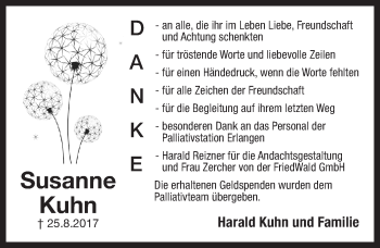 Traueranzeige von Susanne Kuhn von Pegnitz-Zeitung