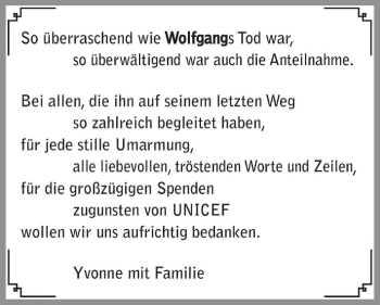 Traueranzeige von Wolfgang Stock von Pegnitz-Zeitung