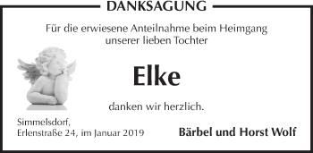Traueranzeige von Elke  von Pegnitz-Zeitung