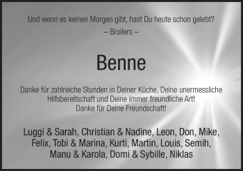 Traueranzeige von Klaus Brandenburg von Pegnitz-Zeitung
