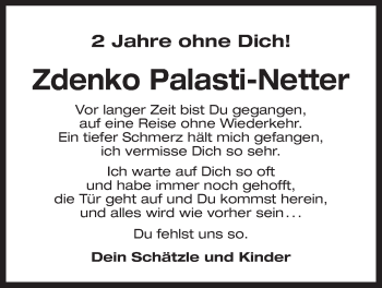 Traueranzeige von Zdenko Palasti-Netter von Der Bote