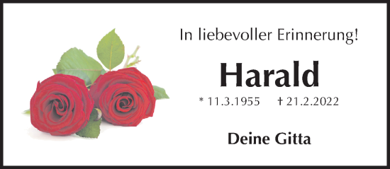 Traueranzeige von Harald Grünwald von Pegnitz-Zeitung