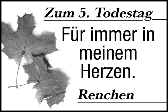 Traueranzeige von In Gedenken  von Hersbrucker Zeitung Lokal