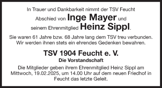 Traueranzeige von In Gedenken  von Der Bote