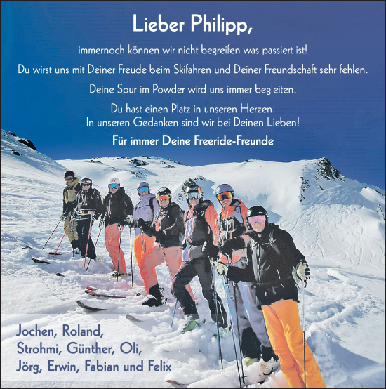 Traueranzeige von Philipp Bär von Hersbrucker Zeitung Lokal