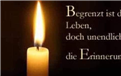 Kerze von Kerstin für Barbara Uebler